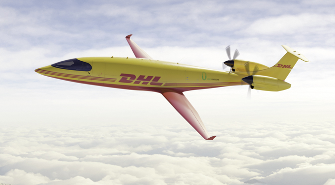 Elektroflugzeug "Alice" von DHL.