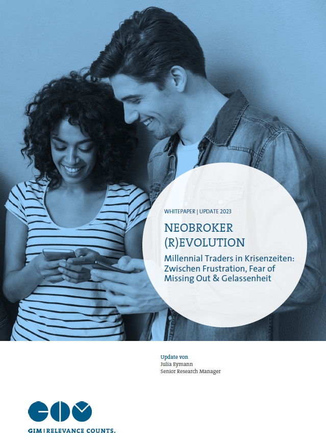 Deckblatt des GIM Update Whitepaper "Neobroker (R)evolution"