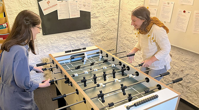 Eva von Rennenkampff am GIM Kicker
